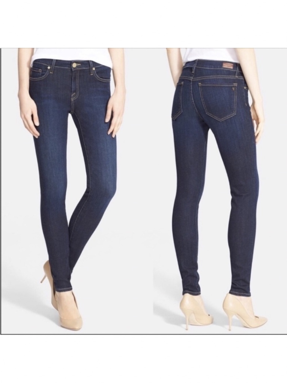 Joie mid-rise skinny jeans sz.26 - Picture 3 of 9